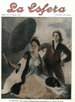 EL QUITASOL, tapiz original de Francisco Goya, que se conserva