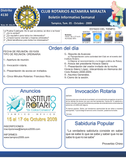 boletin informativo.cdr - Club Rotarios Altamira Miralta