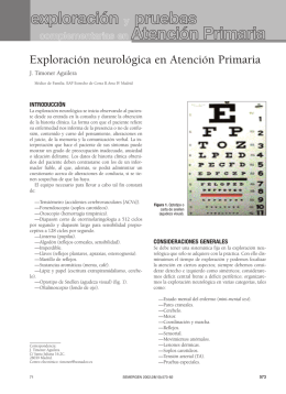 Exploración neurológica en Atención Primaria