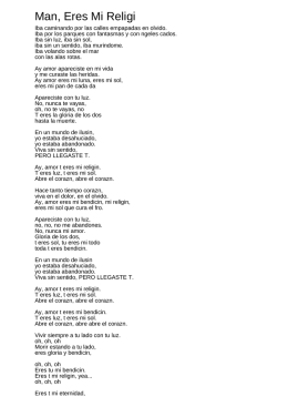 Man, Eres Mi Religi