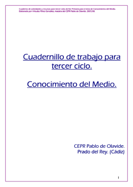 Cuadernillo de trabajo - CEPr Pablo de Olavide.