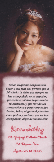Señor, Tu que me has permitido llegar a este feliz día, permite que