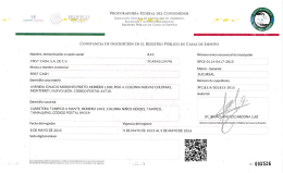 Abrir constancia - Registro Público de Casas de Empeño