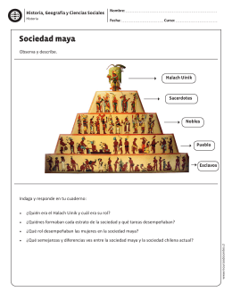 Sociedad maya - Recursos Docentes