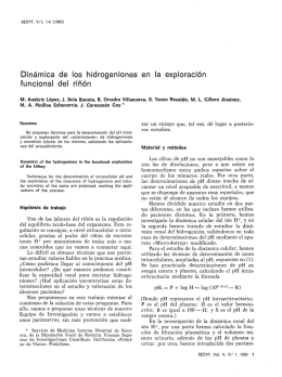 Dinámica de los hidrogeniones en la exploración