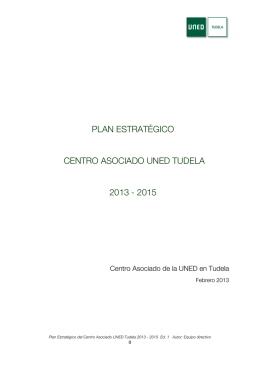 Plan Estratégico CA Tudela 2013-2015