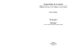 Arqueología de la mente