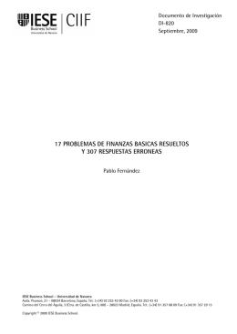 17 problemas de finanzas basicas resueltos y 307 respuestas
