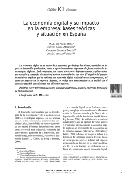La economía digital y su impacto en la empresa