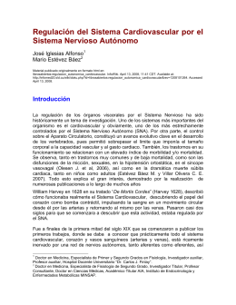Regulación del Sistema Cardiovascular por el Sistema Nervioso