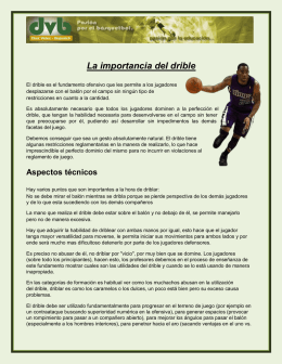 La importancia del drible
