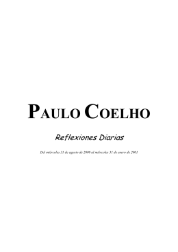 Coelho Pablo- Reflexiones Diarias