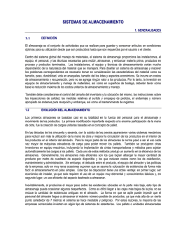 sistemas de almacenamiento