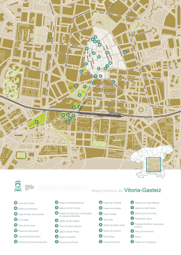 Mapa turístico de Vitoria-Gasteiz