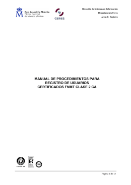 manual de procedimientos para registro de usuarios certificados