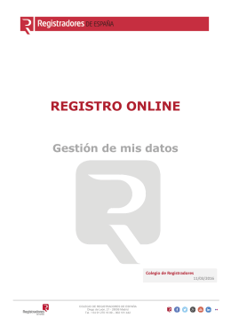 Manual de ayuda de Registro Online