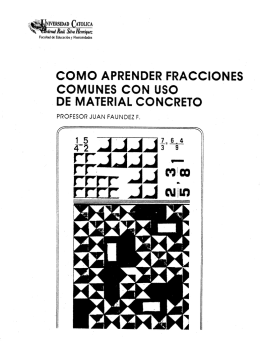 Como aprender fracciones comunes con uso de