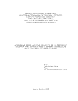 Tecnologia Educativa - Investigación en educación