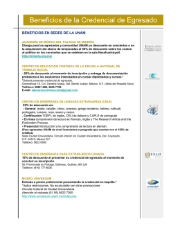 Beneficios de la Credencial de Egresado