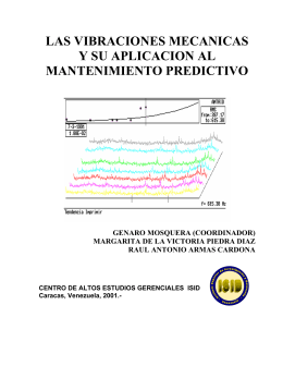 las vibraciones mecanicas y su aplicacion al mantenimiento predictivo