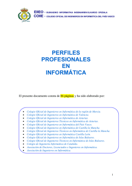 perfiles profesionales en informática
