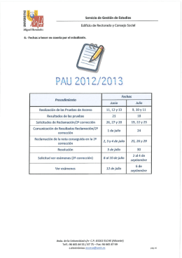 Servicio de Gestión de Estudios