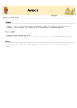Explicación del portal - Aula Virtual
