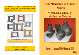 Programa - Instituto Bernaldo de Quirós