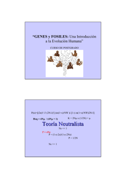 Teoría Neutralista