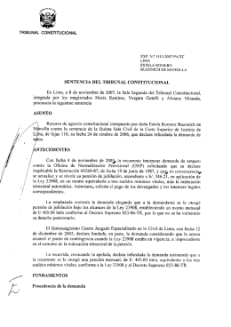 TRIBUNAL CONSTITUCIONAL