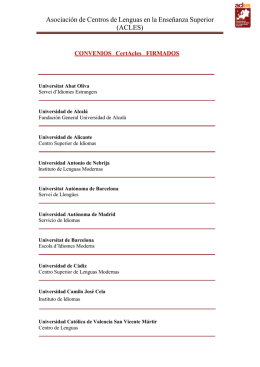 Asociación de Centros de Lenguas en la Enseñanza Superior