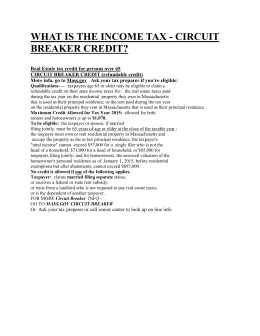 what is the income tax - circuit breaker credit?