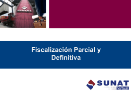 Inicio del Procedimiento de Fiscalización