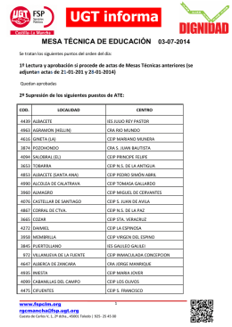 UGT Informa - FeSP-UGT Castilla