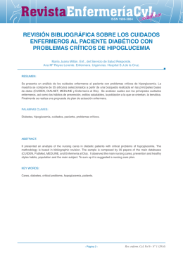 REVISIÓN BIBLIOGRÁFICA SOBRE LOS CUIDADOS