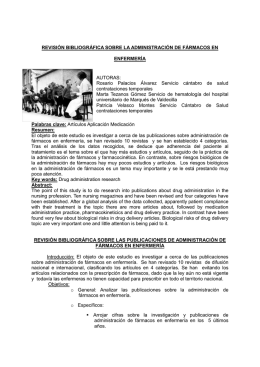REVISIÓN BIBLIOGRÁFICA SOBRE LA ADMINISTRACIÓN DE