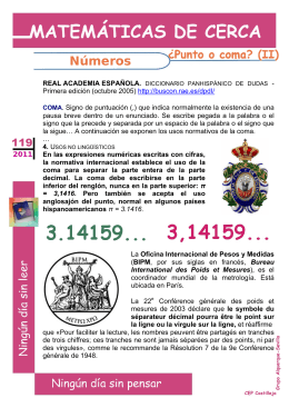 Primera edición (octubre 2005) http://buscon.rae.es/dpdI/ COMA