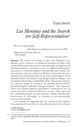 Las Meninas and the Search for Self