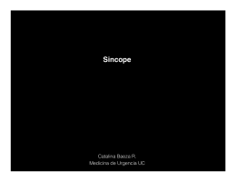 Sincope - Urgencia UC