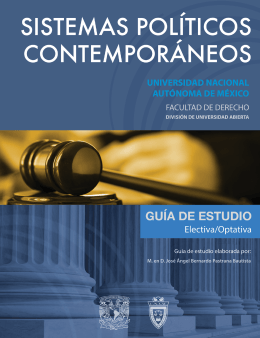 Sistemas Políticos Contemporáneos - Facultad de Derecho