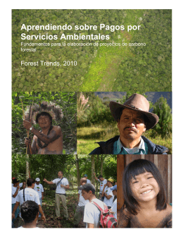 Aprendiendo sobre Pagos por Servicios Ambientales
