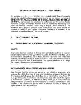 PROPUESTA DE CONVENIO COLECTIVO TRABAJADORES AREA