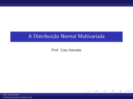 A Distribuição Normal Multivariada