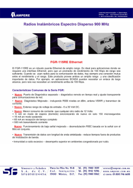 Radios Inalámbricos Espectro Disperso 900 MHz