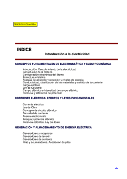 Introducción a la electricidad