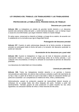 ley orgánica del trabajo, los trabajadores y las trabajadoras titulo vi