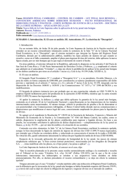 REGIMEN PENAL CAMBIARIO