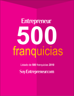Las 500 Franquicias 2010