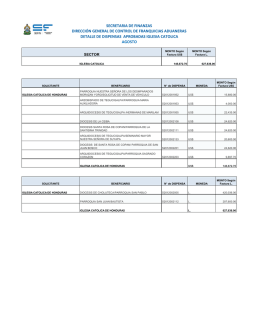 agosto - Secretaria de Finanzas