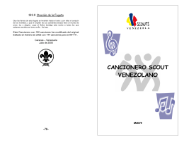 cancionero scout venezolano - Asociación de Scouts de Venezuela